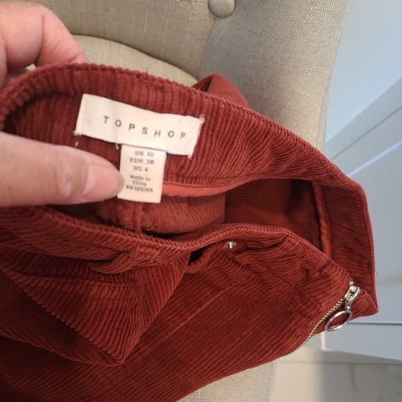Topshop Mini skirt cordoroy - Picture 3 of 3